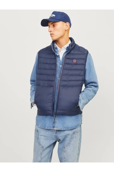 Jack & Jones Джак Джоунс Мъжки елек 12258457 Тъмносин