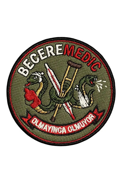 Ex Patch BecereMedic Patch Nakış Peç - 8 cm