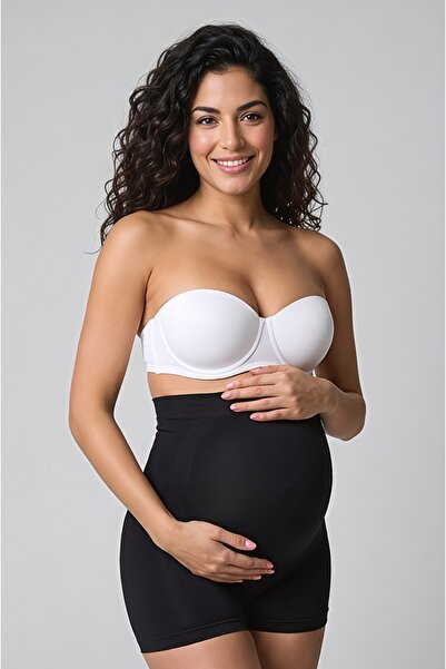 AZURİNE Corset de maternitate modelator și fără cusături, cu picior lung