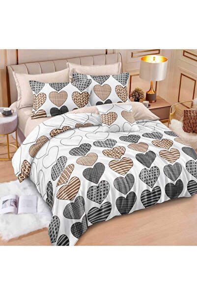 Patul Bubmac Finet Linen, Sulphur, Double Bed, 2 Persons, 6 Pieces