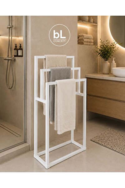 bL CONCEPT Metal Havluluk ve Seccadelik Standı Dekoratif Organizer
