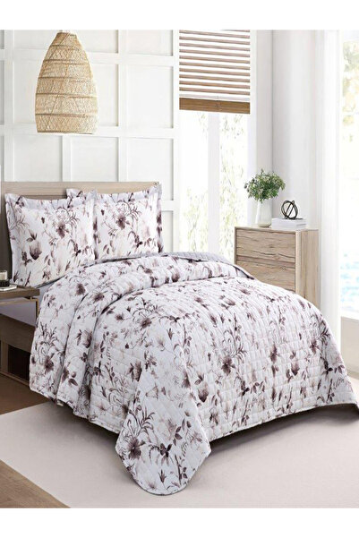 Valentini 3-Piece Microfiber Printed Bedspread Twin Set Tr-4371