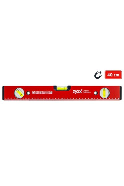 Rox 0347 Mıknatıslı Alüminyum Su Terazisi 40 cm