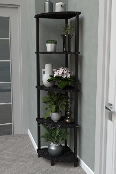 Remaks FLORA 5 RAFLI MOBLEN ÇİÇEKLİK SAKSILIK BALKON BAHÇE DEKOR RAF STAND-Sİ...