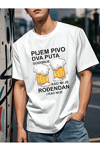 bolivia's Men's Croatian Beer Graphic T-Shirt - Black Casual Summer Tee with ...