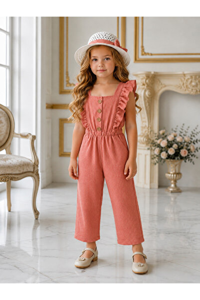 leora kids store Kız çocuk tulum ve şapka set