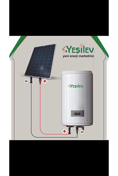 YeşilEv TÜRKİYEDE SADECE BİZDE TEK GÜNEŞ PANELİ İLE ÇALIŞAN 80 LT TERMOSİFON