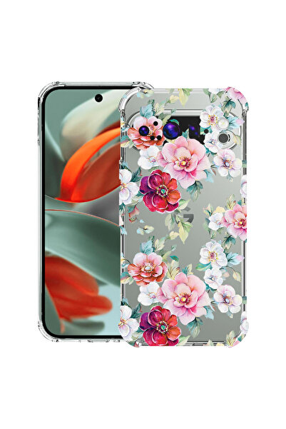 bestcase Husă Antișoc pentru Google Pixel 10 Pro XL, Florală - Model cu camel...