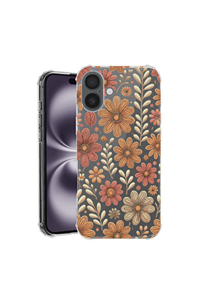 bestcase Αντικραδασμική Θήκη για Apple iPhone 17, Φλοράλ Φθινοπωρινό Σχέδιο, ...