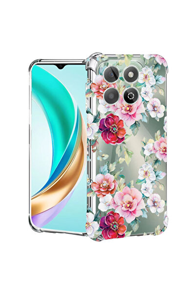 bestcase Husă Antișoc pentru Honor 400 Smart / X7d, Model Floral - Camelia, 2...