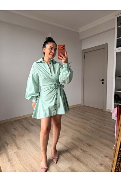 BÜŞRA PERKER Belted Designer Dress