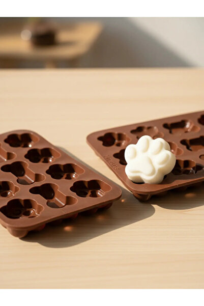 Tasarım Evi Tasarımlı Silikon Çikolata, Buz Ve Kalıbı Seti