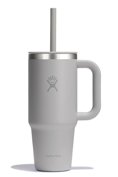 Hydro Flask All Around Travel Tumbler Pipetli Termos 710 ml (24 Oz) - Birch Gri