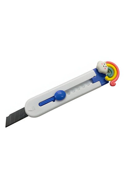 EleganTShoP Mini Maket Bıçağı Falçata 9 cm Lila 665A-bulut