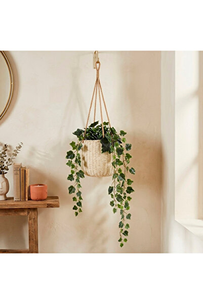 Dekorsende Yapay Hedera Sarkıt Alacalı 90 cm