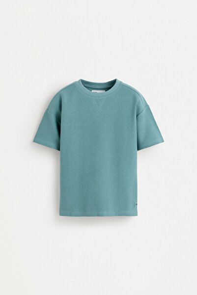 LEFTIES Ottoman kumaşlı t-shirt