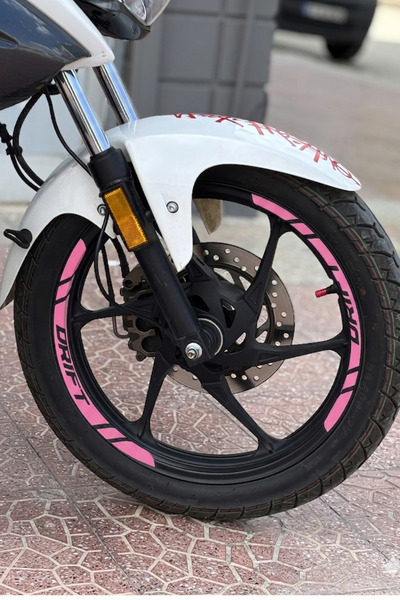 Banxtre Mondial Drift-L için 8 Parça Jant Şeridi Sticker Seti (Tüm Jantlara Y...