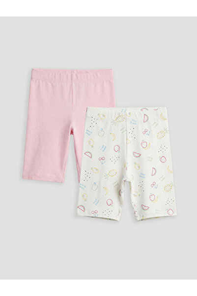 LC Waikiki Shining Store - Pantaloni scurți pentru fete cu imprimeu Sparkly C...