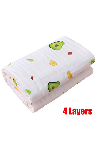 Choice avocado Baby Bath Towel Newborn Bathrobe Cotton Swaddle Blanket for Bo...