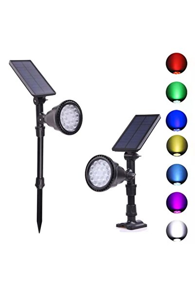 Forlife 30Watt Fonksiyonel Solar Çim / Bahçe Aydınlatma Armatürü (RGB)