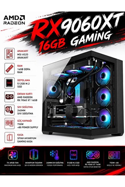 Apphirex Penta X39 Ryzen 7 5700X | 16GB Ram | 512GB M.2 SSD | RX9060XT 16GB |...