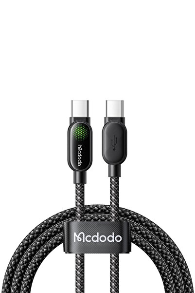 Mcdodo LightSync 100W USB-C to USB-C Nefes Efektli Işıklı Hızlı Şarj Kablosu ...