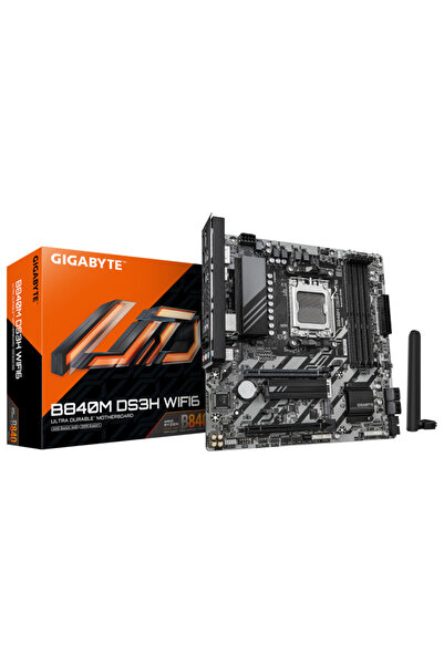 Gigabyte Placă de bază B840M DS3H WIFI6 AM5 mATX DDR5 cu HDMI/DP