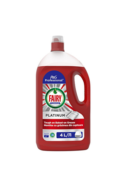 Fairy Professional Platinum Dishwashing Liquid Detergent 4L, Concentrated For...