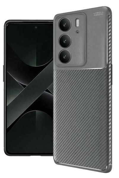 New Face Ilkeshop New Realme C75 4g Auto Focus Carbon Cover (133315) - Gray