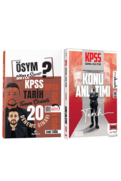 Dizgi Kitap Zeki Tuğa 2026 KPSS Tarih Tamamı Çözümlü Deneme+Günay Göktaş Tari...