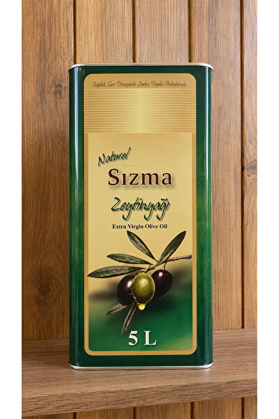 Türkiyem Organik Ürünler Natürel Sızma Soğuk Sıkım 0,8 Asit Zeytinyağı 5 Lt