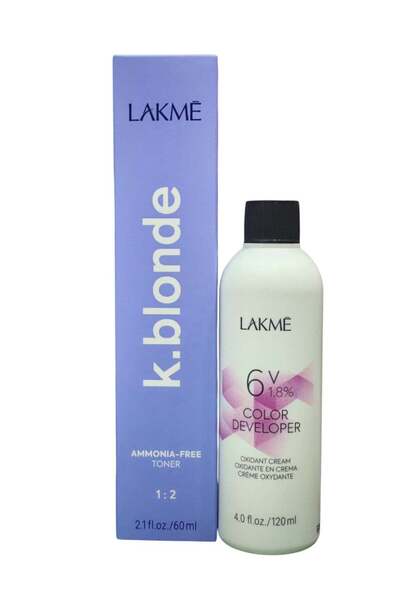 Lakme Silver Toner with Gloss, 1.8% Oxygen (6v) 120ml