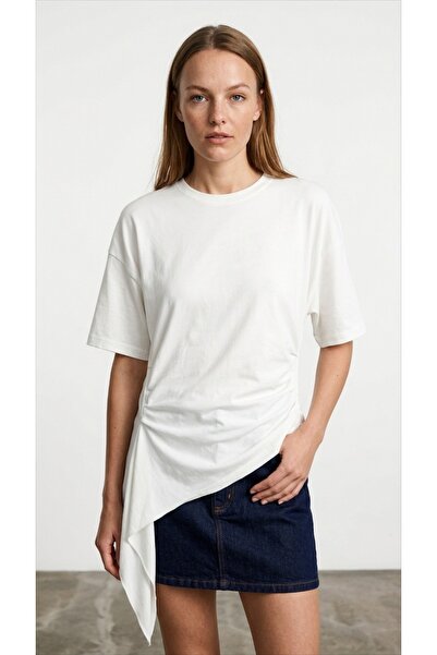 Quzu Ekru Color T-Shirt
