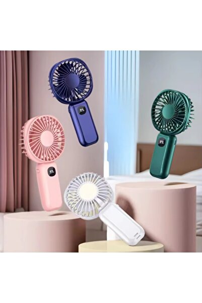 ozbience Mini El Fanı 4 Kademeli Pervane Vantilatör Showgöstergeli