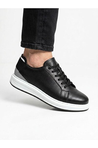 Voyager Erkek Hakiki Deri Ortopedik Tabanlı Hafif Sneaker Ayakkabı