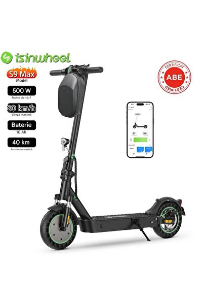 Isinwheel Trotinetă electrică pliabilă S9 Max Viteză maximă 20Km/h