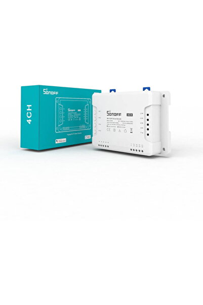Sonoff 4CHPROR3, 4 canale, 40 A, Alb