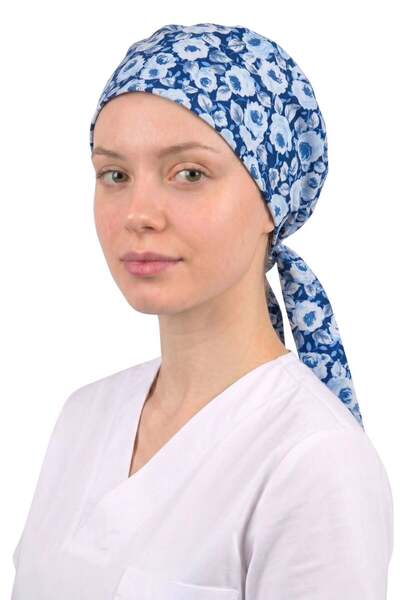 Viridi Medical Fashion MAVİ GÜL CERRAHİ ENSE BONE