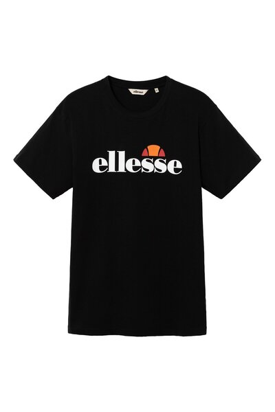 Ellesse Herren T-Shirt - PRADO 2, Kurzarm, Rundhals, Logo-Print, Baumwolle, e...