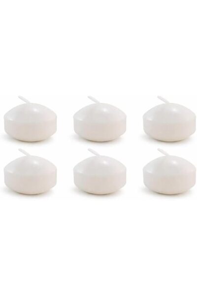 Other White unscented small round dripless floating candles for dinner partie...