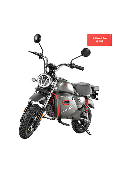 iscooter Trotinetă electrică Y18 cu șa, 48V 20Ah, autonomie 90 km, 2000W, anv...