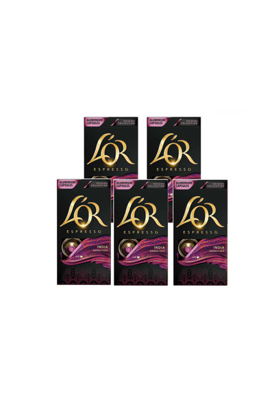 L'OR L’Or India – Nespresso Compatible – 50 Aluminum Capsules