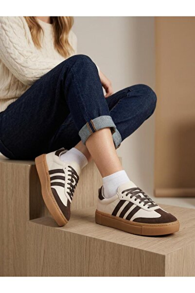 potinonline 3020 Γυναικεία παπούτσια sneaker από γνήσιο δέρμα