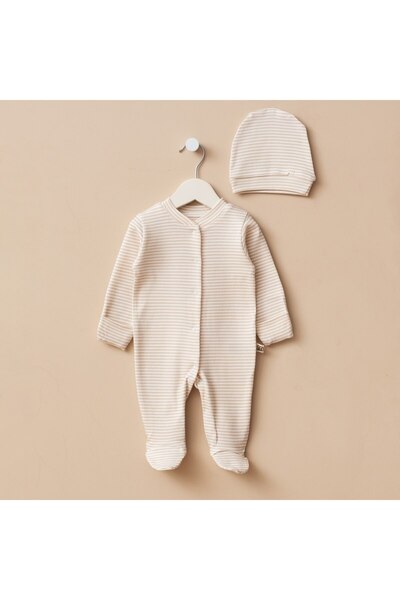 Pasillo Newborn Baby Girl and Boy Cotton Hospital-Release Outfit Set with Hat...