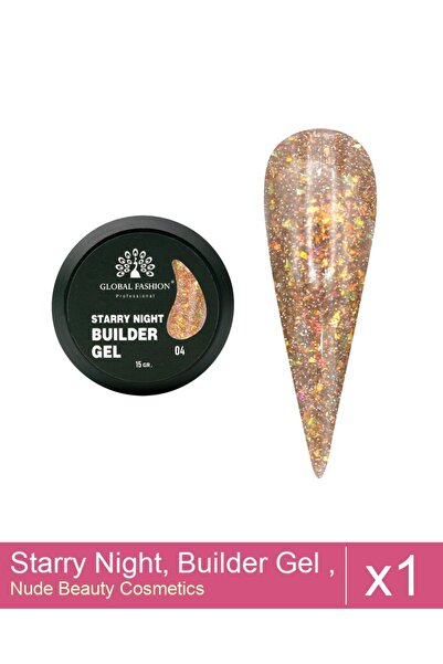 Makeup Set 1x Starry Night, Builder Gel , 15 g , Nr 04