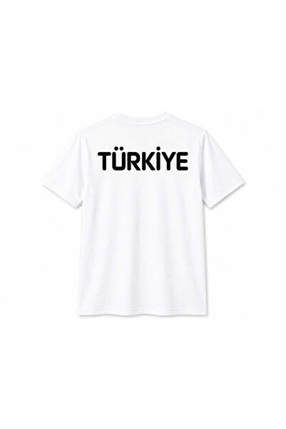 LOTS MODA Türkiye Atatürk İmzalı Özel Tasarım Tişört (Metalize Türk Bayrağı Orijinal)
