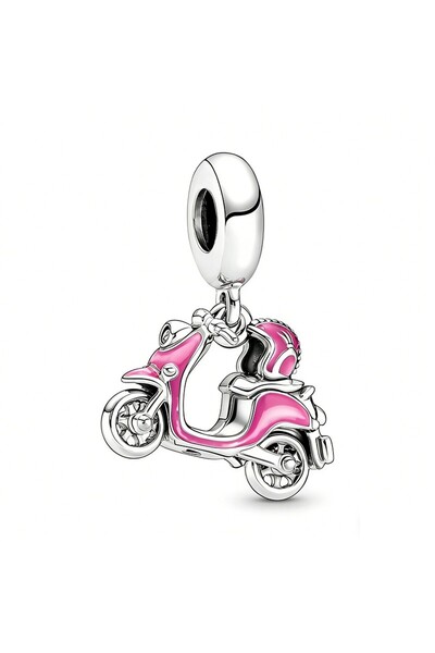 Choice1 KK0415 Hot-Selling DIY Motorcycle Earphones Flower Pink Series Charms...