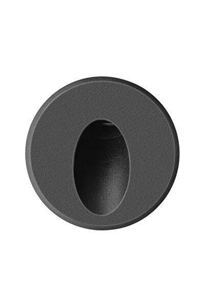 DELIGHT LED STAIR SPOT BLACK 3W 3000K 68*48MM IP65
