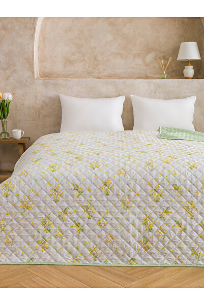 LC Waikiki Floral Print Double Bedspread