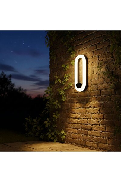 DELIGHT APLICA LED PERETE JADE 12W 950LM 3000K NEGRU 300*133*33MM